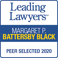 Leading Lawyers badge - Margaret P. Battersby Black