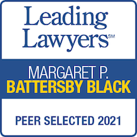 Leading Lawyers badge - Margaret P. Battersby Black