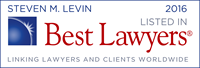 Best Lawyers 2016 badge - Steven M. Levin