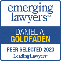 Emerging lawyers badge - Daniel A. Goldfaden