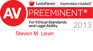 AV Preeminent badge - Steven M. Levin