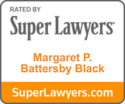 Super Lawyers badge - Margaret P. Battersby Black