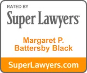 Super Lawyers badge - Margaret P. Battersby Black