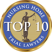 Nursing Home Top 10 Trial Lawyers badge