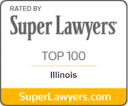 Super Lawyers badge - Top 100 Illinois