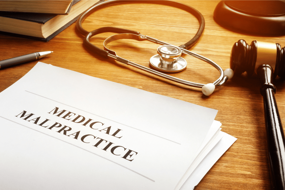 Medical malpractice clipboard