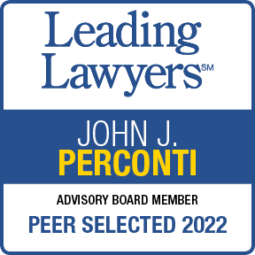 John Perconti Leading Lawyers badge
