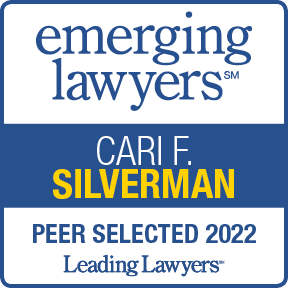 Cari Silverman emerging lawyers 2022 badge