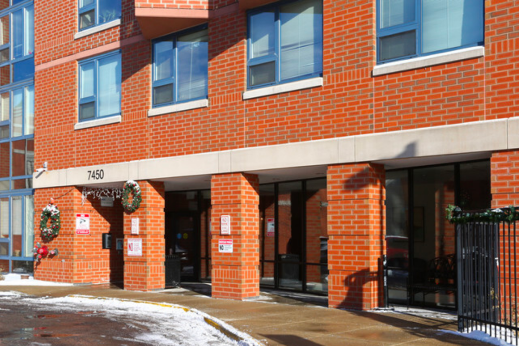 James Sneider Apartments close-up