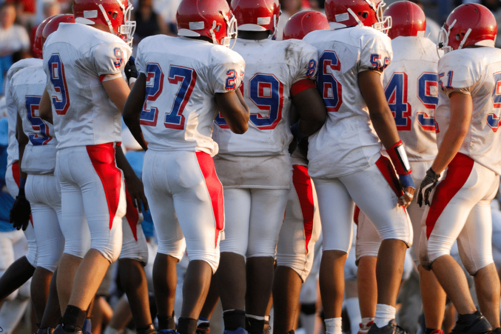 High school football team