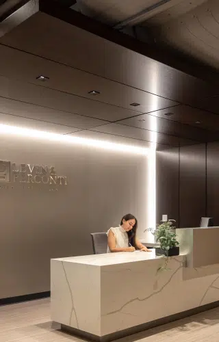 Receptionist at Levin & Perconti in downtown Chicago