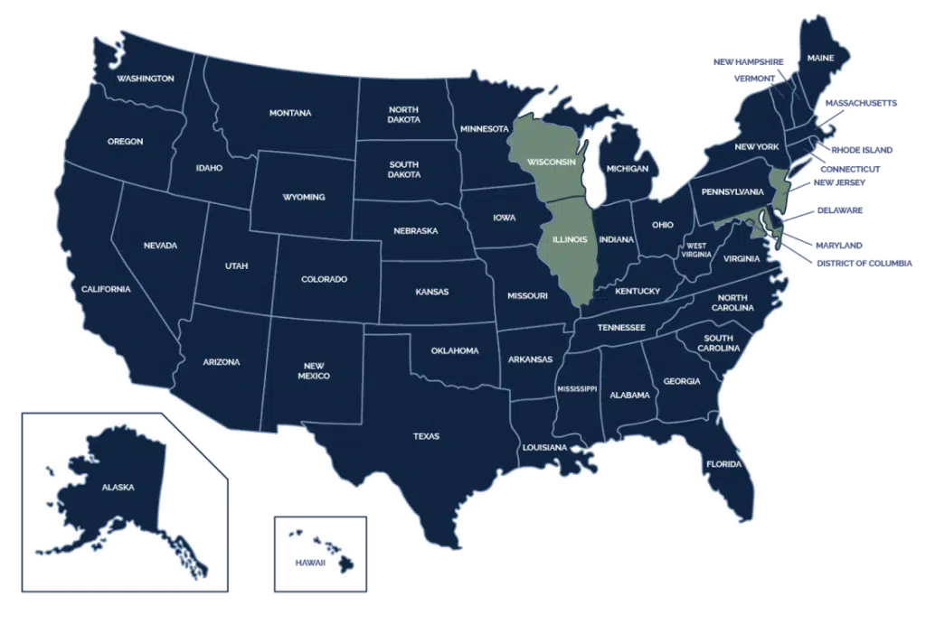 Map of USA