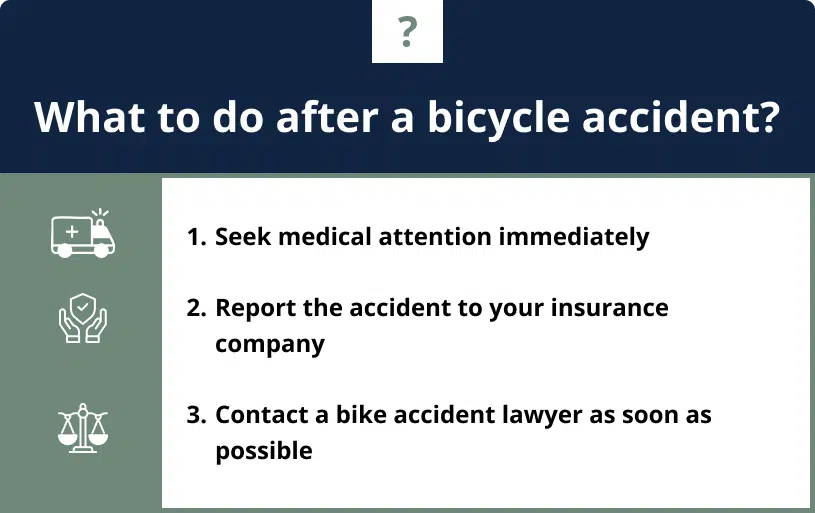 What to do after a bicycle accident