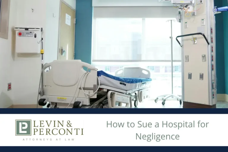 Empty medical bed in a hospital room