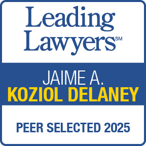 Jaime Koziol Delaney Leading Lawyers badge 2025