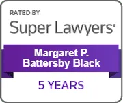 Battersby Black Super Lawyers Rated 5 years