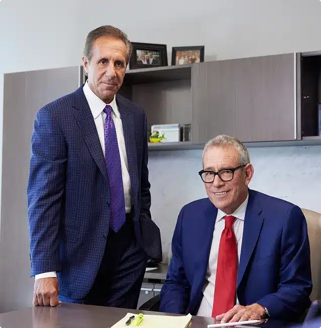Levin and Perconti in their office