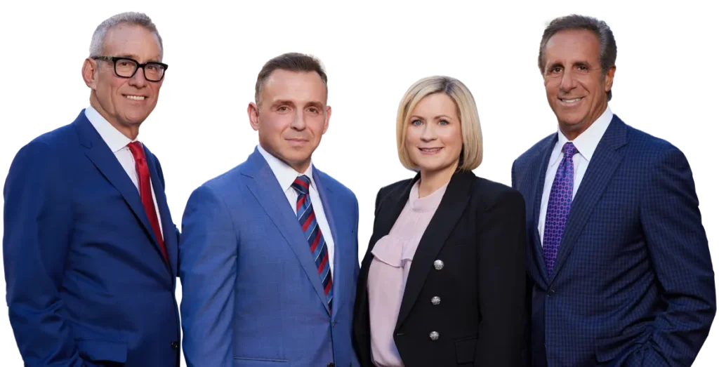 Group photo of the Levin and Perconti partners