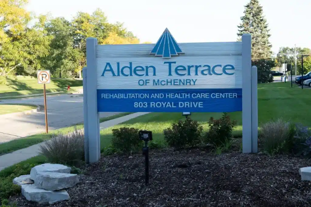 Alden Terrace Nursing home sign
