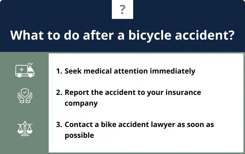 Steps to take after a bicycle accident in Chicago