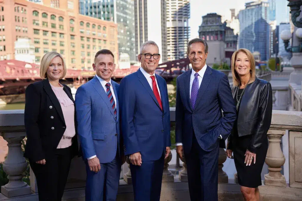 Managing partners Margaret, Mike, Steve, John and Susan - negligence attorneys at Levin & Perconti