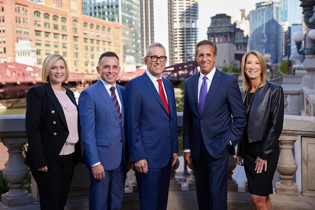 Margaret, Mike, Steve, John and Susan, managing partners/attorneys at Levin & Perconti