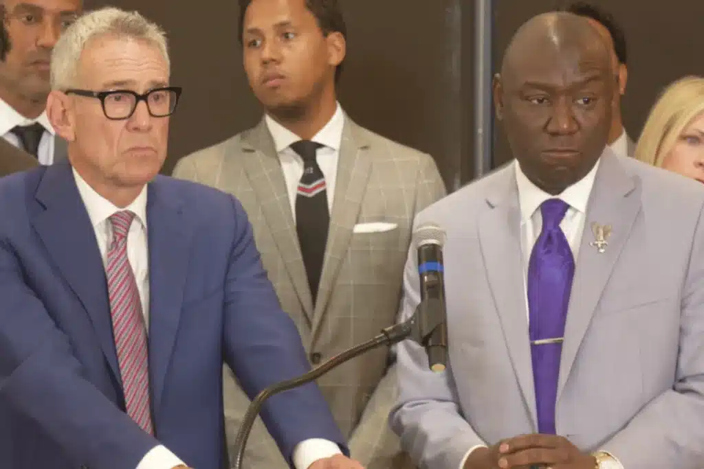 Image of Attorneys Steve Levin and Ben Crump