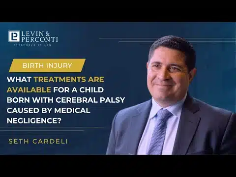 What treatments are available for a child born with Cerebral Palsy caused by medical malpractice? Image