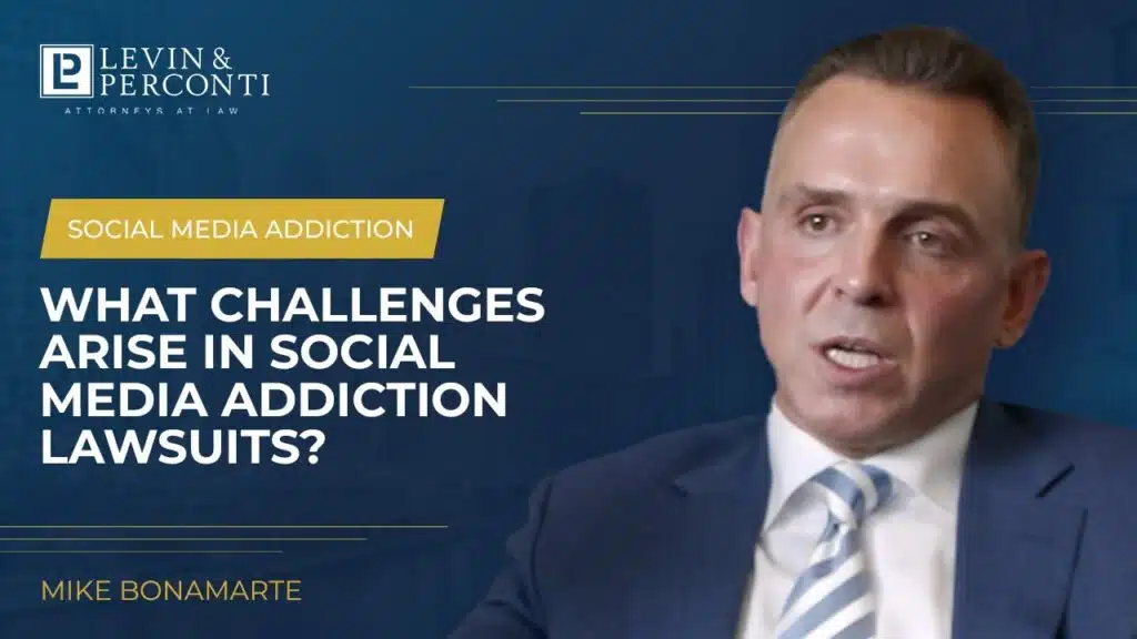 What challenges arise in social media addiction lawsuits - Mike Bonamarte video