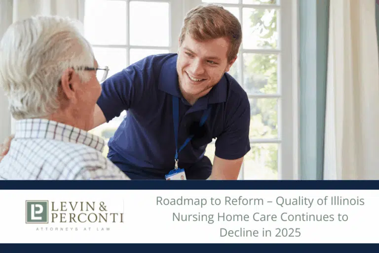 male nursing home staff smiling at resident