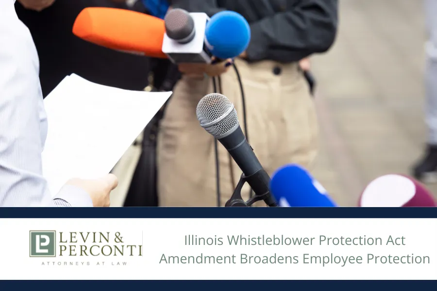 Microphones from different news organizations reporting on whistleblower allegations