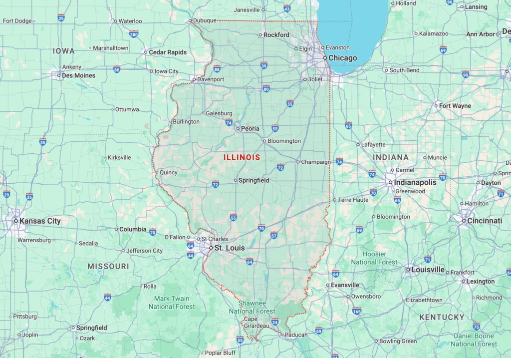 Illinois Map