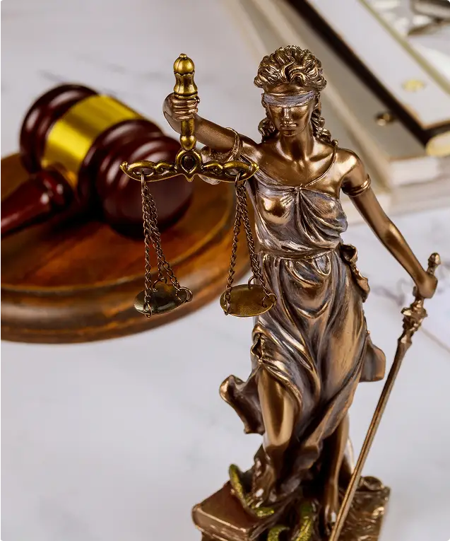 The Statue of Justice symbol