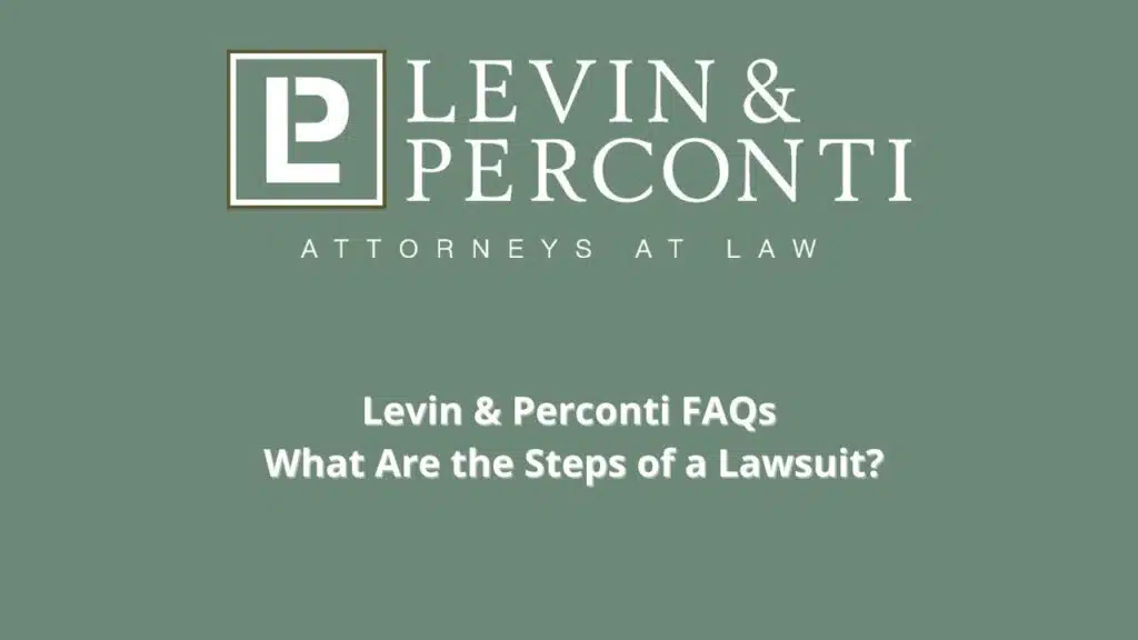 What are the steps of a lawsuit video thumbnail