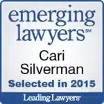 Cari Silverman Emerging lawyers Badge 2015