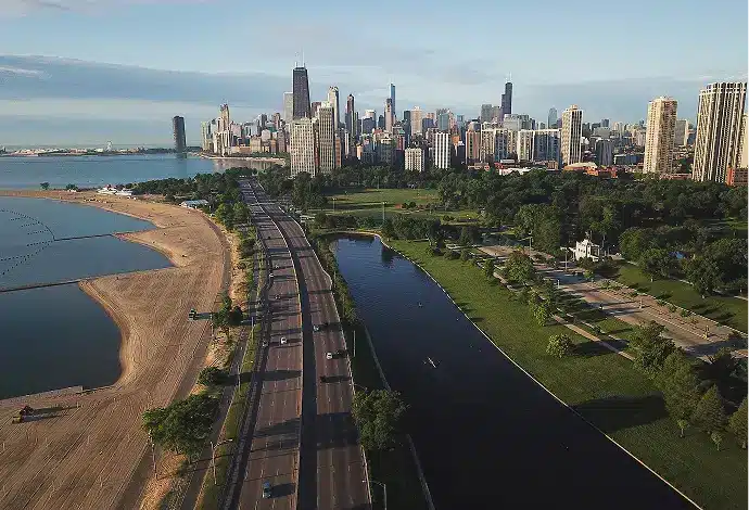 view of downtown Chicago