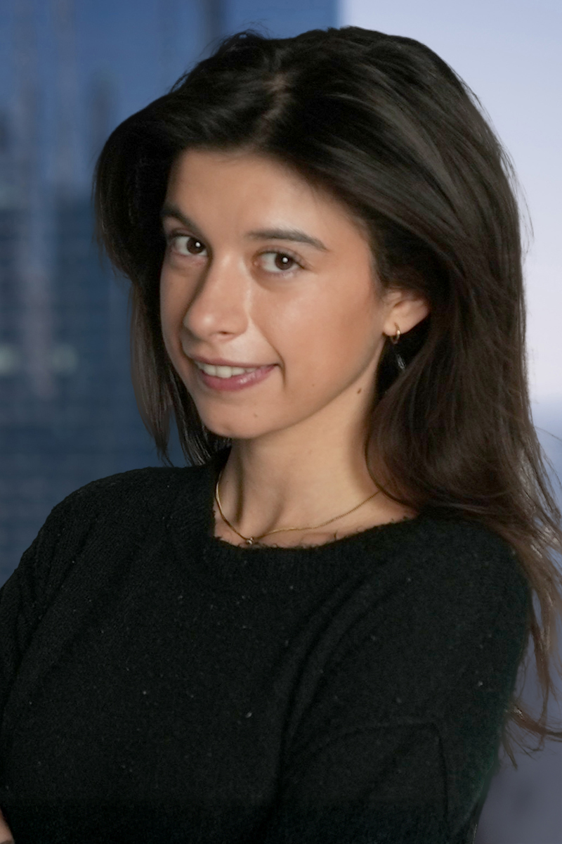 Professional headshot of Isabella Hasler, marketing coordinator at Levin Perconti