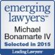 Emerging Lawyers badge - Michael F. Bonamarte, IV