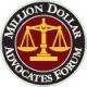 Million Dollar Advocates Forum badge