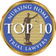 Nursing Home Top 10 Trial Lawyers badge